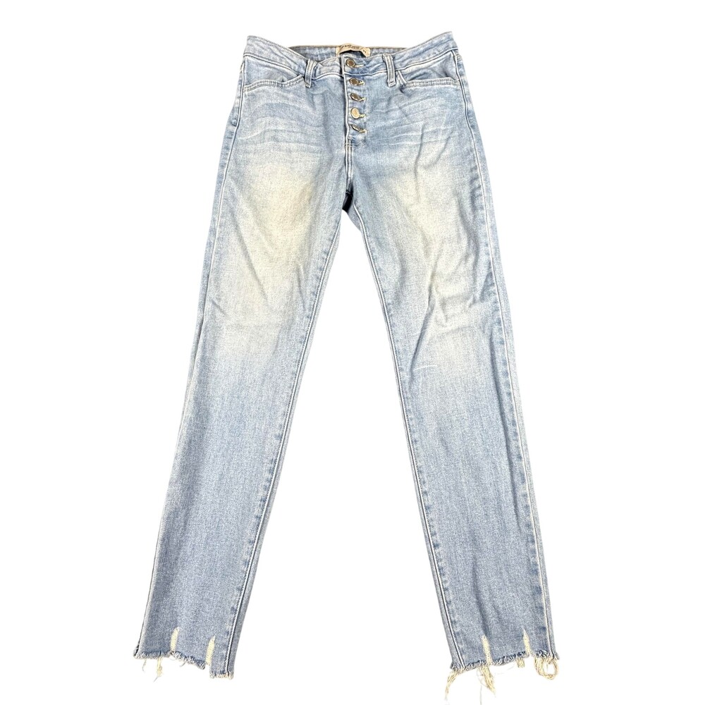 Just Black Denim Jeans Womens 31 (31x28.5) Light Wash High Rise Stretch Skinny